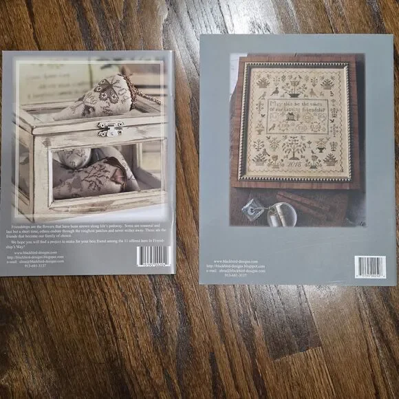 2 - Blackbird Designs Cross Stitch - OUR LASTING FRIENDSHIP - IN FRIENDSHIPS WAY - Picture 6 of 12